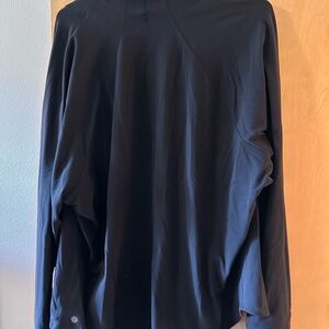 Athleta Black Long Sleeve Sport Jacket